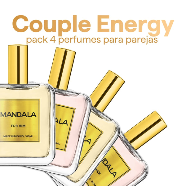 Couple Energy - pack 4 perfumes para parejas