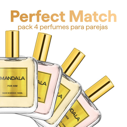 Perfect Match - pack 4 perfumes para parejas