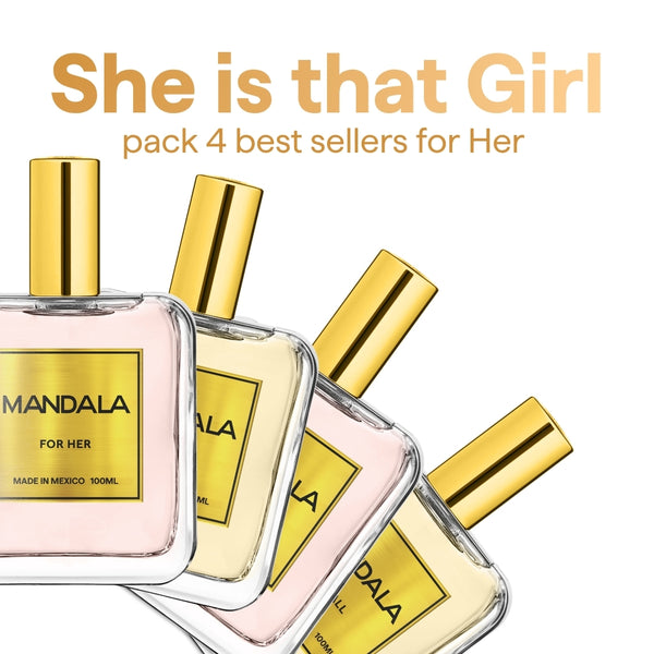 She is that Girl - Pack de nuestros 4 best sellers for Her